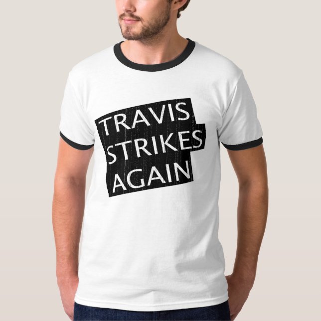 T-shirt Travis frappe encore (Devant)