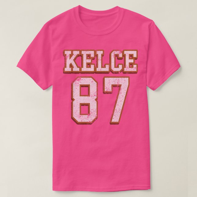 T-shirt Travis Kelce Jersey Retour Imprimer (Design devant)