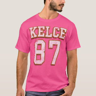 T-shirt Travis Kelce Jersey Retour Imprimer