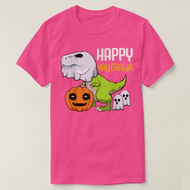 T-shirt TRe Ghost Lazy Halloween Costume Dinosaur Pun Pomp (Design devant)
