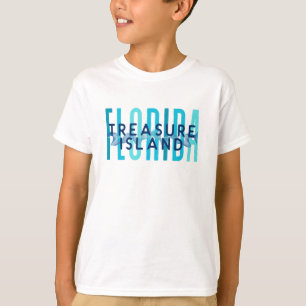 T-shirt Treasure Island Floride (Ocean Waves)