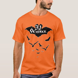 T-shirt Treat de décoration Halloween ou Monstre de Trucs