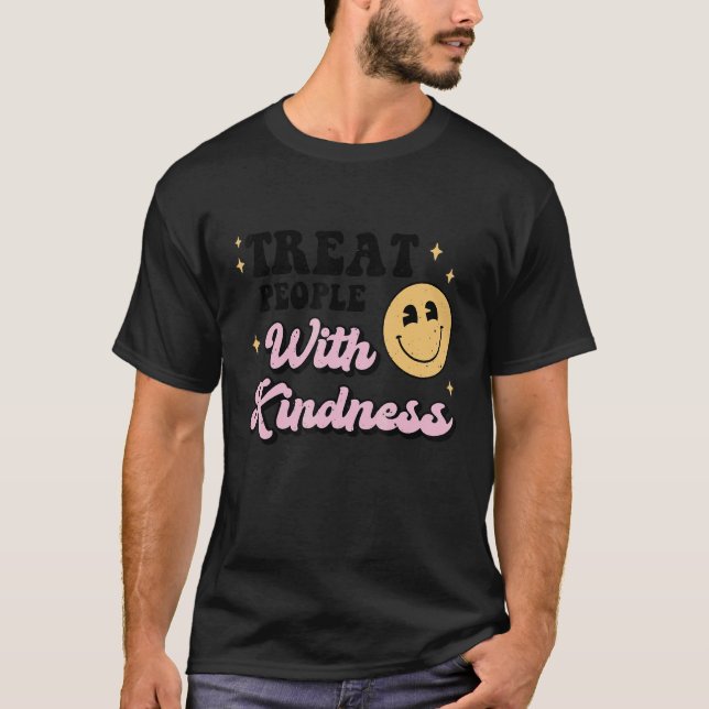 T-shirt Treat People With Kindness TPWK Trendy Preppy 3 (Devant)