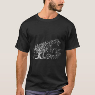 T-shirt Treble Clef Tree Music