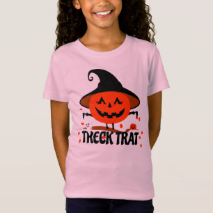 T-Shirt Treck Trat Citrouille Sourire