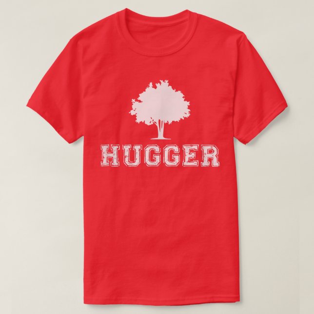T-shirt Tree Hugger Green Environmental Nature Funny Gift  (Design devant)