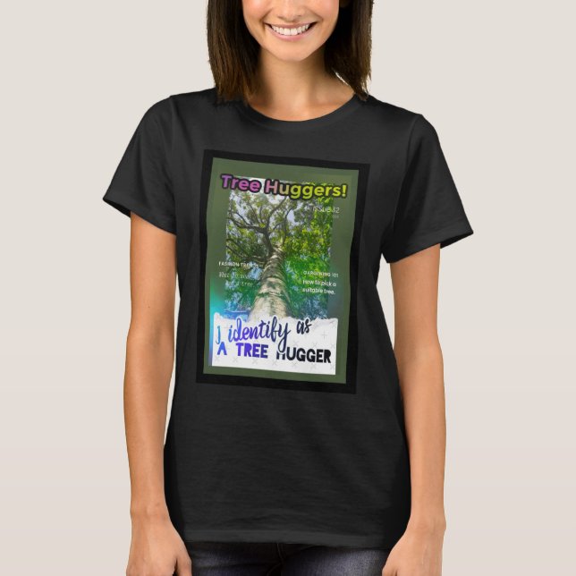 T-shirt Tree Huggers Extraordinaire. Couverture de zine (Devant)