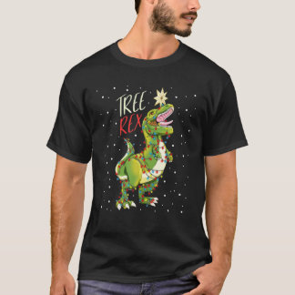 T-shirt Tree Rex Dinosaur Noël Cadeaux Garçons T Rex Pajam