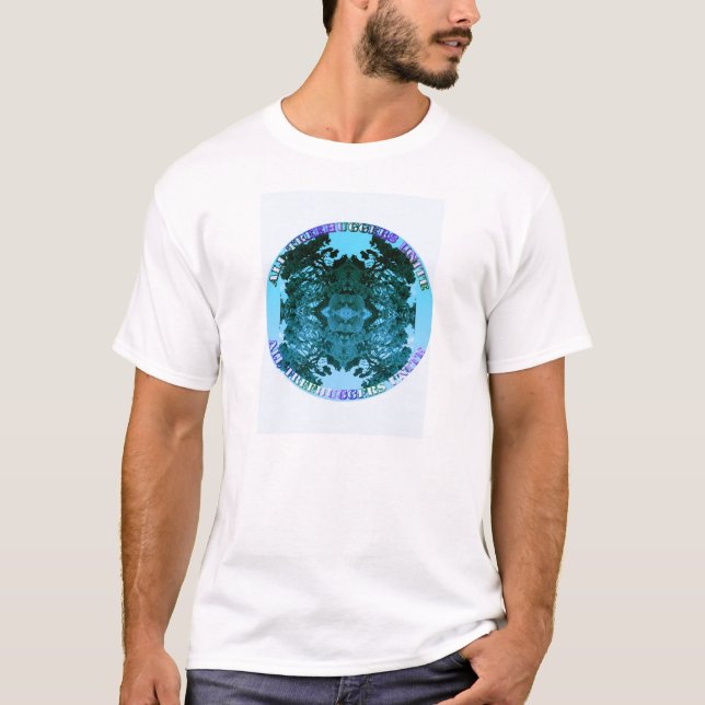 T-shirt Treehuggers unissent (la turquoise) (Devant)