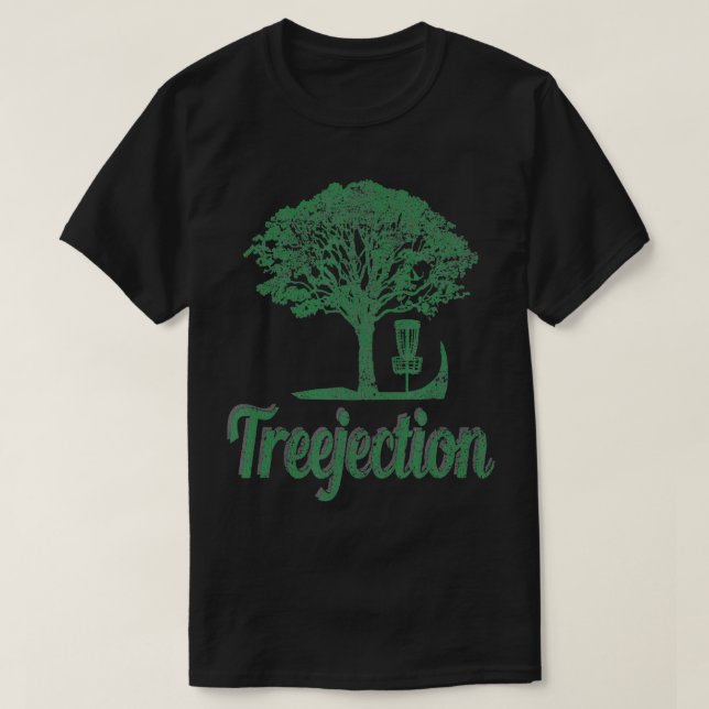 T-shirt Treejection Funny Disque Golf Perdu (Design devant)