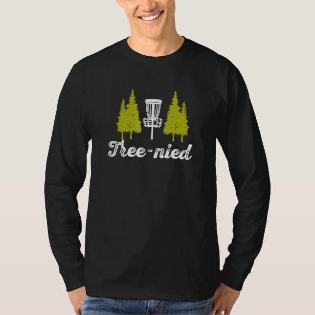 T-shirt Treened Stupid Trees Frisbee Golf Frolf Disc Golf (Devant)