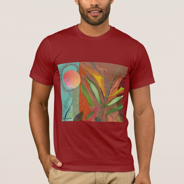 T-shirt TreeTee magique abstrait (Devant)
