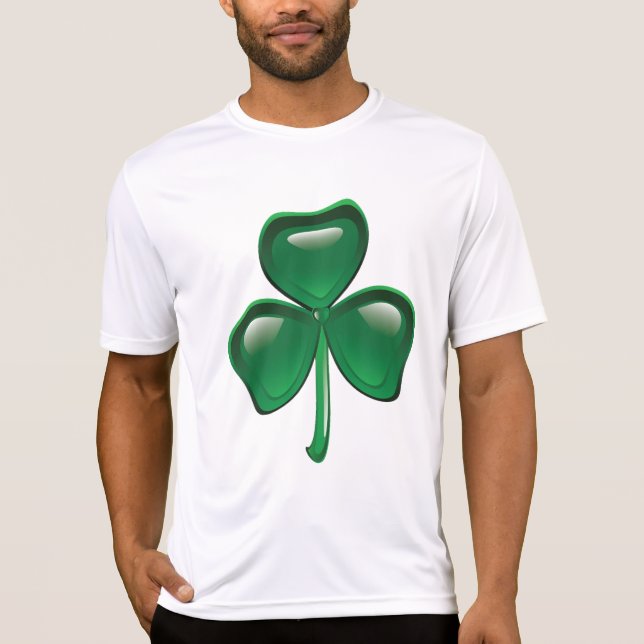 T-shirt Trèfle à trois feuilles Shamrock vert (Devant)