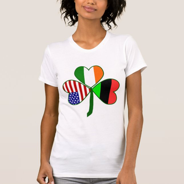 T-shirt Trèfle afro-américain.png (Devant)