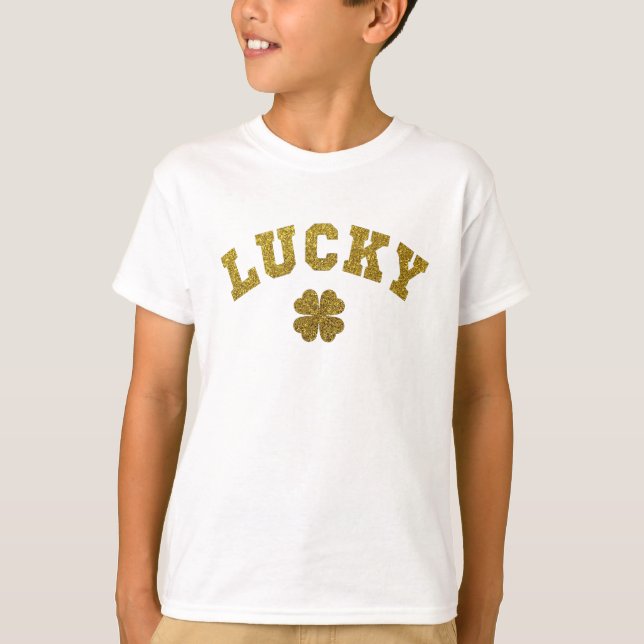 T-shirt Trèfle Chanceux Saint-Patrick (Devant)