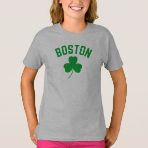T-shirt Trèfle Chanceux Vert de Boston