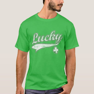 T-shirt Trèfle chanceux vintage