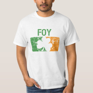 T-shirt Trèfle de nom de famille de Foy