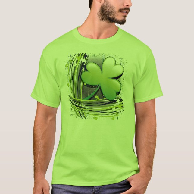 T-shirt Trèfle du jour de St Patrick (Devant)