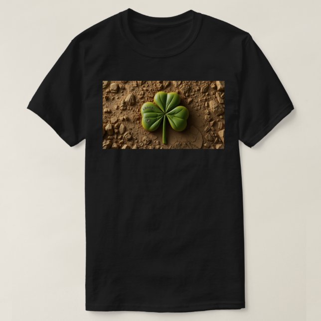 T-shirt Trèfle Feuille Chanceuse (Design devant)