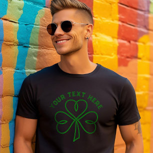 T-shirt Trèfle gaélique Citation irlandaise de la St-Patri