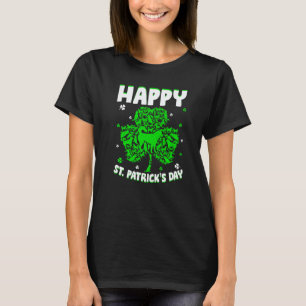 T-shirt Trèfle Husky Sibérien Chien St Patrick Jour Irland