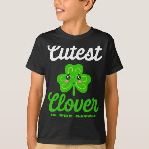T-shirt Trèfle le plus mignon du patch Funny St. Patrick's