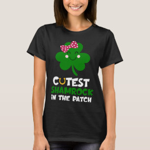 T-shirt Trèfle le plus mignon du patch St Patricks Day Enf
