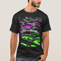 Treillis 3D Futuriste Rose Vert Lumineux