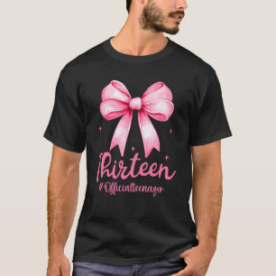 T-shirt Treize Adolescent officiel Coquette 13e anniversai