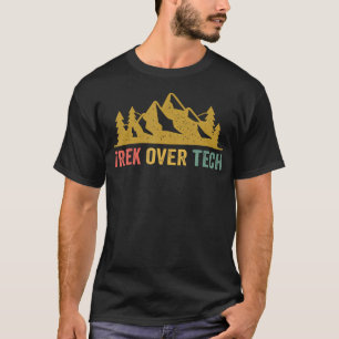 T-shirt Trek Over Tech Outdoor Nature Randonnée Plan de ca
