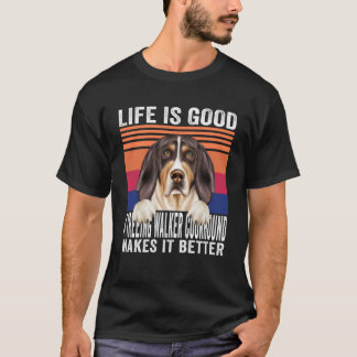 T-shirt Trek Walker Coonhounds rend votre vie bonne