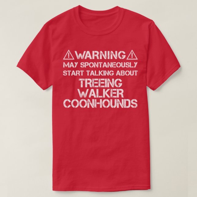 T-shirt Treking Walker Coonhound (Design devant)