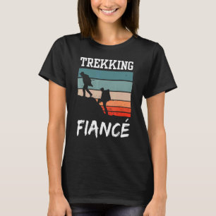 T-shirt Trekking Fiance Randonnée Hobby Randonnée pédestre