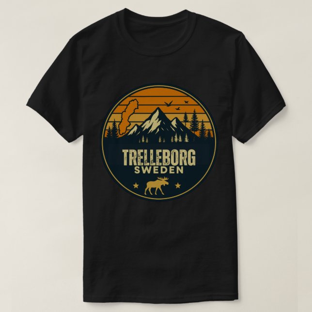 T-shirt Trelleborg, Suède Sverige (Design devant)