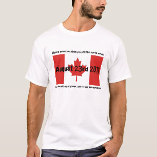 T-shirt Tremblement de terre Humour-Canada 2011