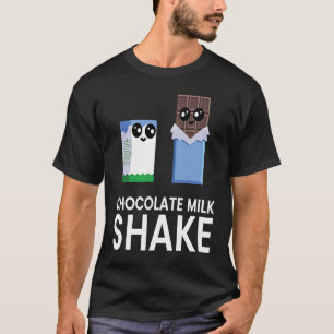 T-shirt Trempe de Lait au Chocolat Nourriture Graphique