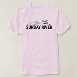 T-shirt Tremplin de ski de Sunday River Maine