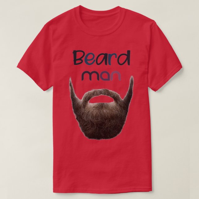 T-shirt Trending beard print autocollant (Design devant)