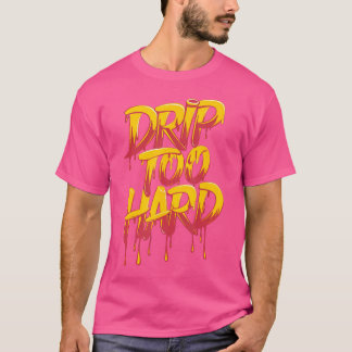 T-shirt Trendy Drift Trop dur Graffiti Style Street Wear M