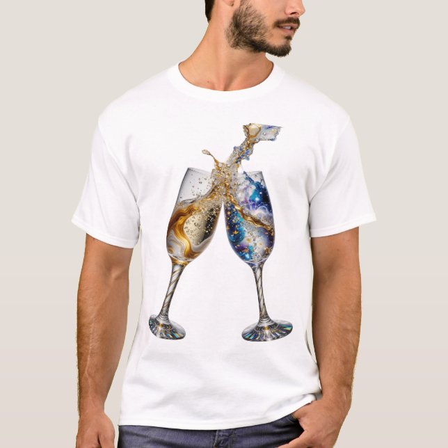 T-shirt Trendy Gold À LA SANTÉ impression (Devant)