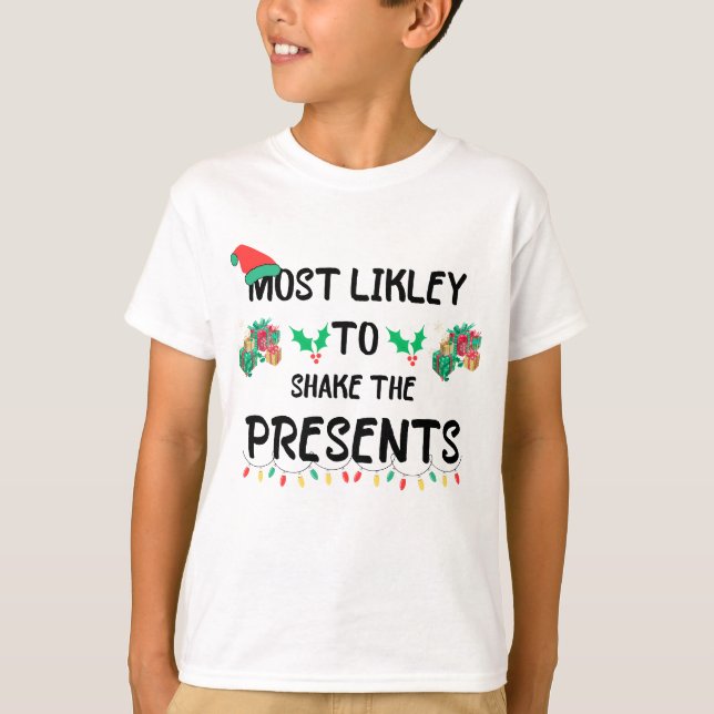 T-shirt Trendy Les Plus Susceptibles De Secouer Présente N (Devant)