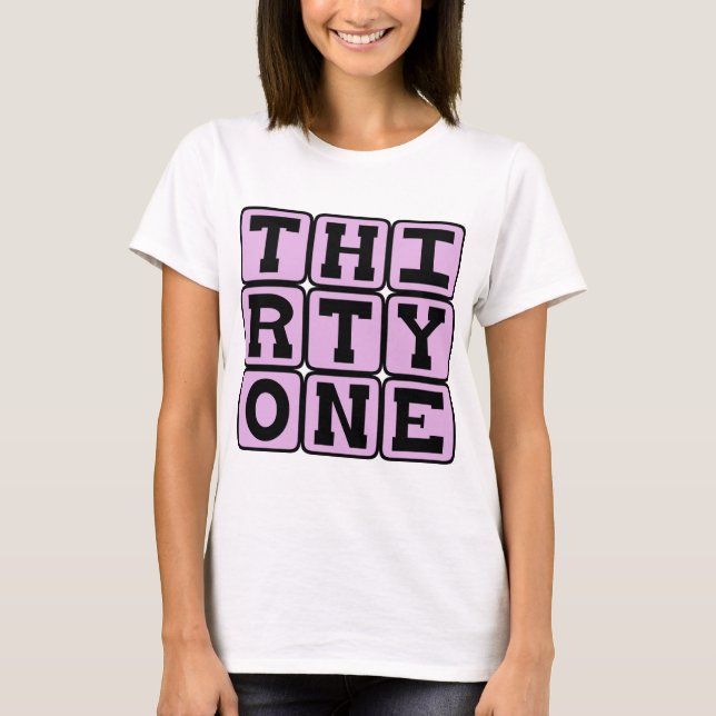 T-shirt Trente et Un, Numéro 31 (Devant)