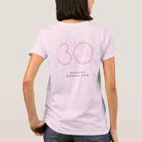 Trente, Flirty florissant rose moderne 30e anniver