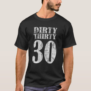 T-shirt Trente sales 30ème chemise affligée de