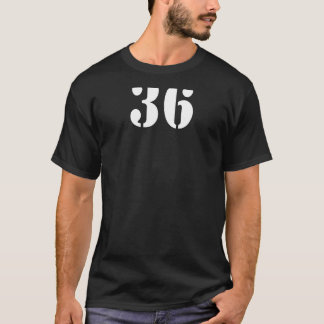 T-shirt Trente Six Nombre 36