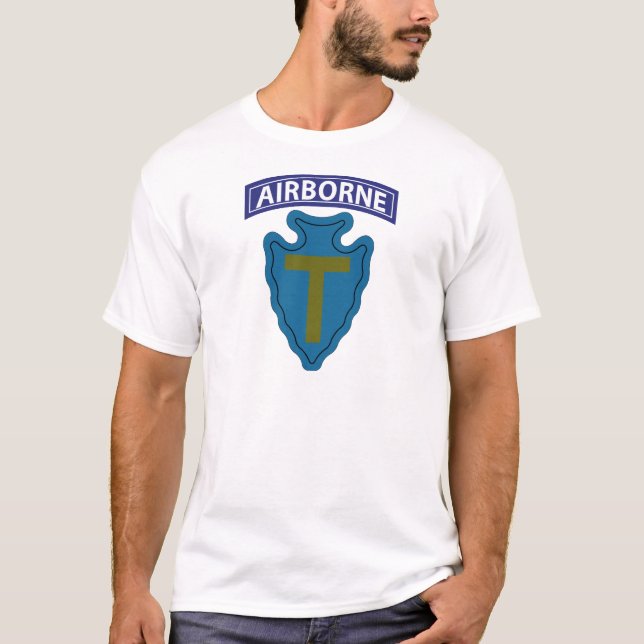 T-shirt trente-sixième Division d'infanterie - aéroportée (Devant)