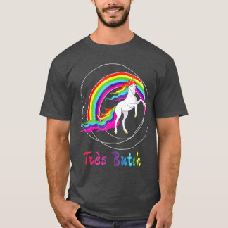T-shirt Tres Butch Gay pride LGBTQ Queer Unicorn