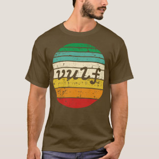 T-shirt Très cool de style rétro vulf vulfpeck déprimé