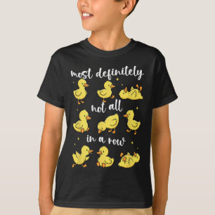 T-shirt Très Définitivement Pas Tous D'Alignement Mignon C